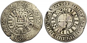 FRANKREICH, SAMMLUNG TOURNOSEN. PHILIPPE IV LE BEL, 1285-1314. Gros tournois à l'O rond. +TVRONVS. CIVIS +PhILIPPVS REX 3,89 g. +TV1O3VS.CIVIS +PhILIP...