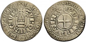 FRANKREICH, SAMMLUNG TOURNOSEN. PHILIPPE IV LE BEL, 1285-1314. Gros tournois à l'O rond. +TVRONVS CIVIS +PhILIPPVS REX (L mit 3 Zacken). 3,66 g. +TVRO...