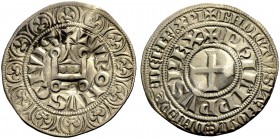 FRANKREICH, SAMMLUNG TOURNOSEN. PHILIPPE IV LE BEL, 1285-1314. Gros tournois à l'O rond. +TVRONVS CIVIS +PhILIPPVS REX (L mit 3 Zacken). 3,85 g. +TVRO...