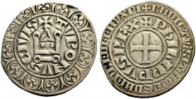 FRANKREICH, SAMMLUNG TOURNOSEN. PHILIPPE IV LE BEL, 1285-1314. Gros tournois à l'O rond. +TVRONVS CIVIS +PhILIPPVS REX (L mit 3 Zacken). 3,78 g. +TVRO...