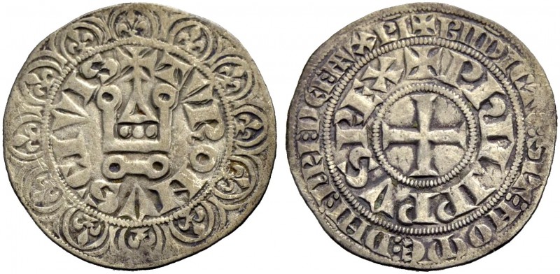 FRANKREICH, SAMMLUNG TOURNOSEN. PHILIPPE IV LE BEL, 1285-1314. Gros tournois à l...
