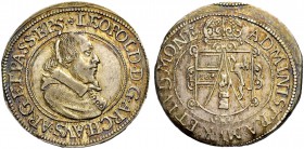 FRANKREICH. MURBACH UND LÜDERS. ERZHERZOG LEOPOLD VON ÖSTERREICH, 1614-1626. Vierteltaler o. J., Gebweiler. Brustbild r., +LEOPOLD: D. G. ARCH: AVS: A...
