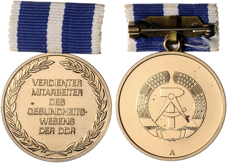Ausgaben der DDR. 
Staatl. Auszeichnungen. 
Verdienter Mitarbeiter des Gesundh...