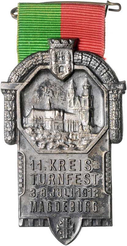 Deutsche Ausgaben mit regionaler Zuordnung. 
Magdeburg. 11. Kreis-Turnfest Magd...