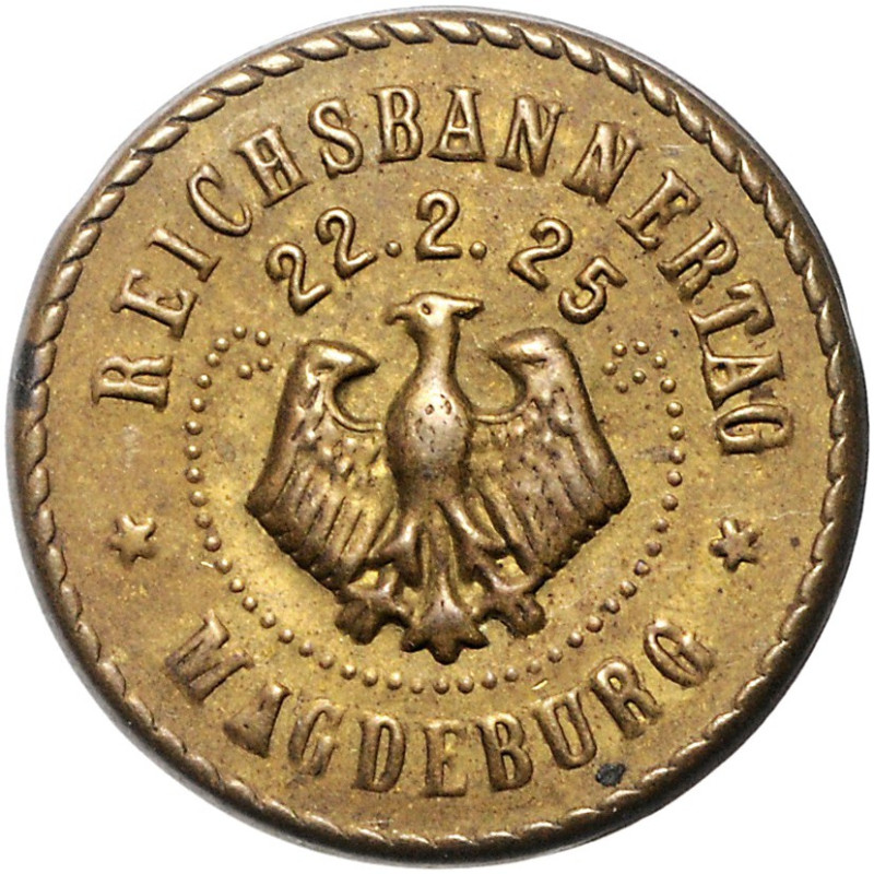 Deutsche Ausgaben mit regionaler Zuordnung. 
Magdeburg. Reichsbannertag Magdebu...