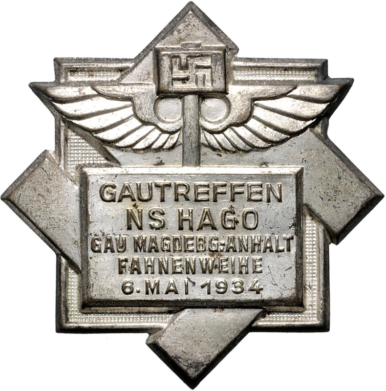 Deutsche Ausgaben mit regionaler Zuordnung. 
Magdeburg. Gautreffen NS HAGO Gau ...