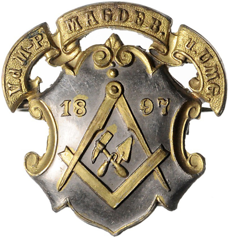 Deutsche Ausgaben mit regionaler Zuordnung. 
Magdeburg. "Verein der Maurer-Poli...
