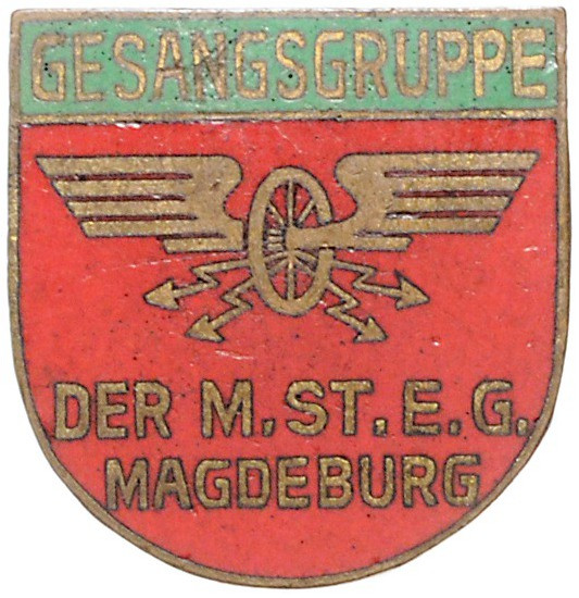Deutsche Ausgaben mit regionaler Zuordnung. 
Magdeburg. "Gesangsgruppe der Magd...