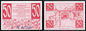 Alliierte Besetzung einschließlich Saarland. Französische Besatzungszone 1947. Württemberg-Hohenzollern, Finanzministerium. 5, 10 u. 50 Pfennig v. Okt...