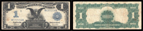 Ausländische Geldscheine. USA. One Dollar 1899, Silver Certificate, Signaturen: Elliot u. White, Pick 338a, Friedberg 235. .