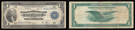Ausländische Geldscheine. USA. One Dollar 1918, Federal Reserve Bank Note, New York, Pick 371, Friedberg 712. .