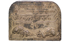 Austria. Vienna Rabbit Breeders Association Silver plaque. 1920-1935.