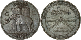 Gold Coast, Africa. Æ Advertising medallion. 1920-21.