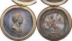 Egypt. Lord Abercromby AR Medallion. 1801.