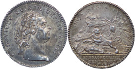France. Louis XV AR Jeton. Military Movements abroad. 1770.