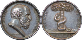 France, Louis XVI. Hippocrates AG Medallion for Philosphy in Medicine. 1789.