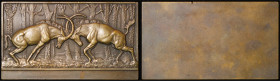 France. Mauruce Thenot Æ Plaque "Ibex". 1936.