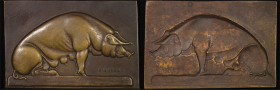 Germany. Edmund Beckmann Æ Plaque. 1920.