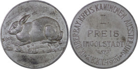Germany. Oberbay Æ Second Prize Medal for Rabbit section. 1920.