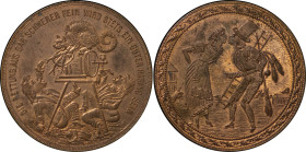 Germany. Copper Satirical medal. c. 1890-1900.