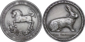 Germany. Wesphalia Æ Rabbit Breeders Award Medal. Circa 1922-1930.