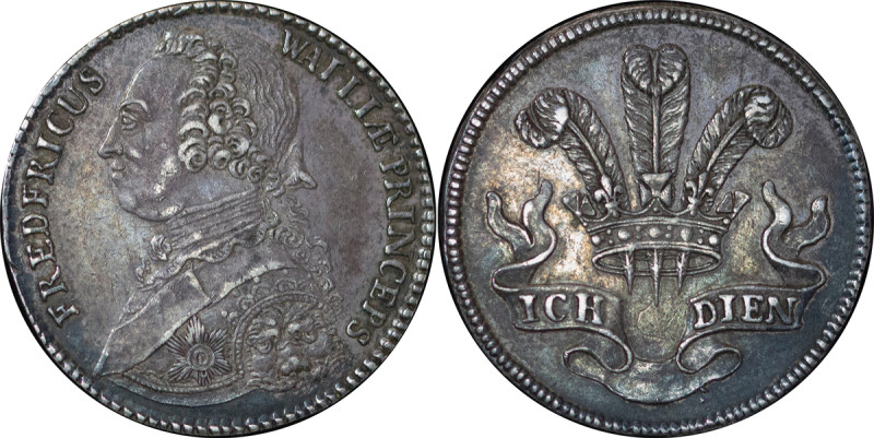 Great Britain, Wales. Frederick Prince of Wales AR Jeton. 1746. FREDERICUS WAILI...