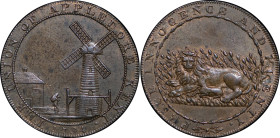 Great Britain, Appledore. Kent Hops CU Halfpenny token. 1794.