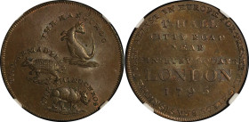 Great Britain, Middlesex. T.Hall CU Penny token. 1795.