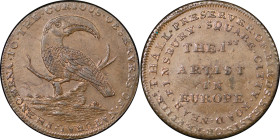 Great Britain, Middlesex. T. Hall CU Halfpenny Conder Token. 1795 (Undated).