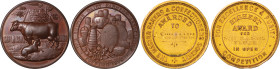 Great Britain Æ Two Medallion Lot-for British Dairy Farmers Association & Self Raising Flour. 1896.