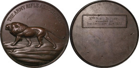 Great Britain. The Army Rifle Association Æ Medallion. 1922.