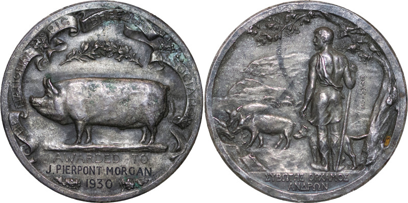 Great Britain, National Pig Breeders Association AR Medallion. 1930. THE NATIONA...
