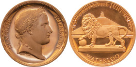 Great Britain & France. Waterloo commemorative Æ M