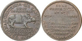 Great Britain. Sir Samuel Hannay CU Halfpenny Token. 1762-1840.