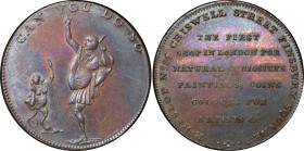Great Britain, Middlesex CU Halfpenny Token. 1790-95.