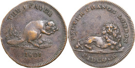 Great Britain, Middlesex CU Farthing Token. 1790-1801.