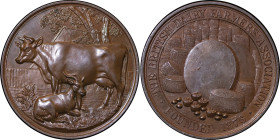 Great Britain. Victoria Æ Medallion, British Dairy Farmers Cheese making Award. 1876-1898.