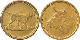 Great Britain. Brass Hunting Jeton. Circa 1890-1920.