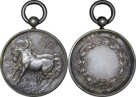 India, British Colonial. Calcutta Show AR Prize Medallion. 1861.