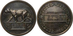 India. National Rifle Association silver award by J.Pinches. 1887-1921.