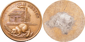 USA. Hard Times CU 1 Cent token. 1860-70.