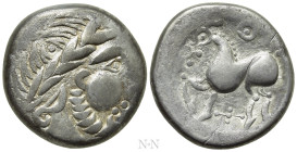 EASTERN EUROPE. Imitations of Philip II of Macedon (2nd-1st centuries BC). Tetradrachm. "Kugelwange" type