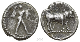 LUCANIA. Poseidonia. Diobol (Circa 445-420 BC)