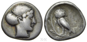LUCANIA. Velia. Drachm (Circa 465-440 BC)