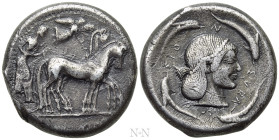 SICILY. Syracuse. Deinomenid Tyranny (485-466 BC). Tetradrachm