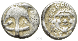 THRACE. Apollonia Pontika. Drachm (Late 5th-4th centuries BC)