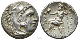 KINGS OF THRACE (Macedonian). Lysimachos (305-281 BC). Drachm. Abydos