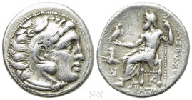 KINGS OF THRACE (Macedonian). Lysimachos (305-281 BC). Drachm. Kolophon