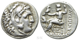 KINGS OF THRACE (Macedonian). Lysimachos (305-281 BC). Drachm. Lysimacheia