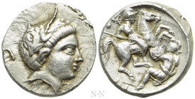 KINGS OF PAEONIA. Patraos (Circa 335-315 BC). Tetradrachm. Astibos or Damastion mint